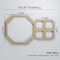 Ekena Millwork Small Johnston Decorative Fretwork Wood Wall Panels, Hickory, 19 1/8"W x 11 3/8"H x 3/8"T WALW12X12X0375JHNHI - alternate 3